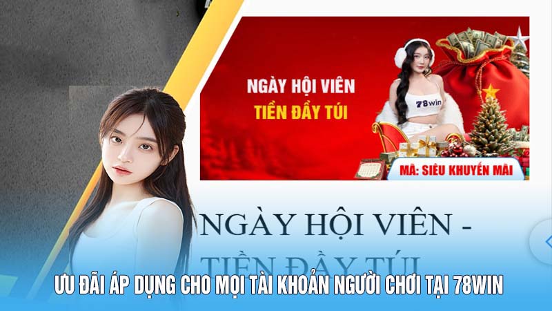Ngày Hội Thành Viên - Nhận Tiền Đầy Túi Cùng 78win 3 Nội dung cơ bản của ưu đãi ngày hội thành viên